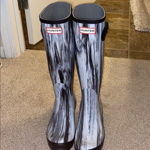 Hunter tall boots size 7